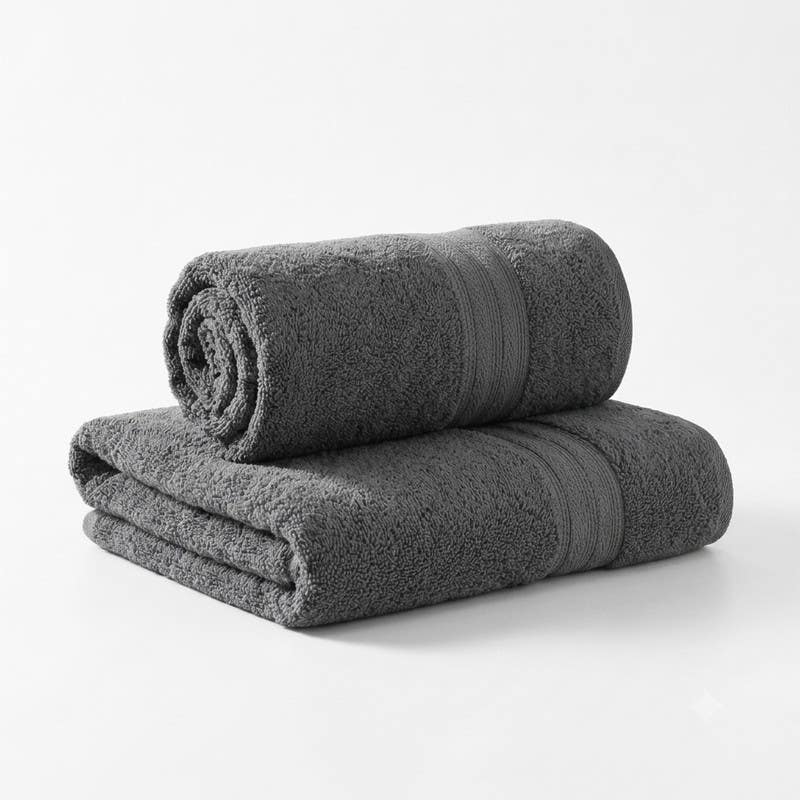 Gym cotton medical pads, 2 pieces, 60x40 cm - Gray