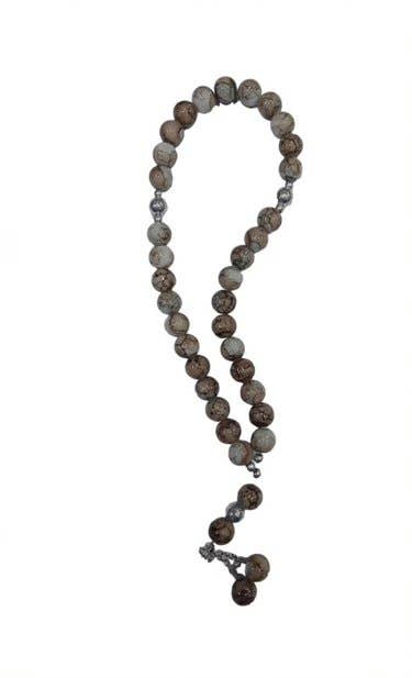 Medium Stone Rosary, 33 beads - Multicolor