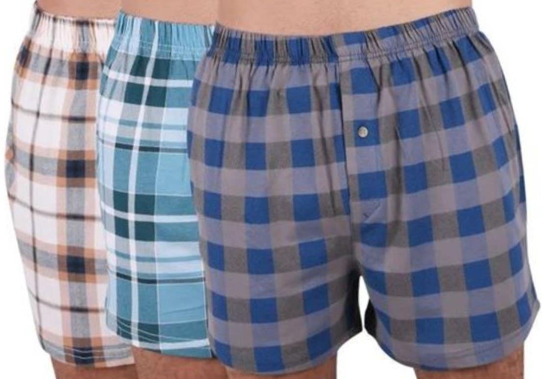 Dice Men's Underwear Set, Fabric, 3 Pieces, M - Multicolor