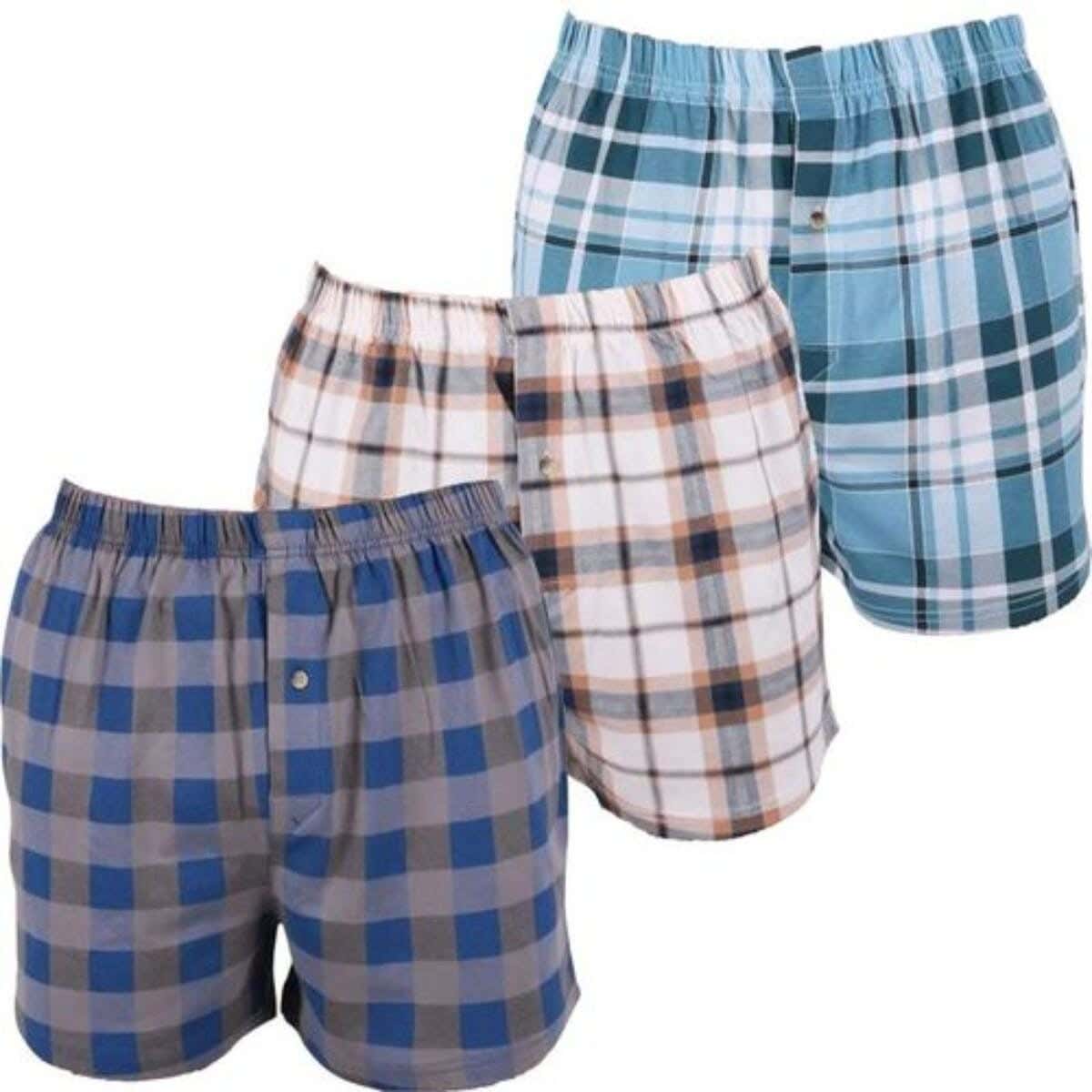 Dice Men's Underwear Set, Fabric, 3 Pieces, M - Multicolor