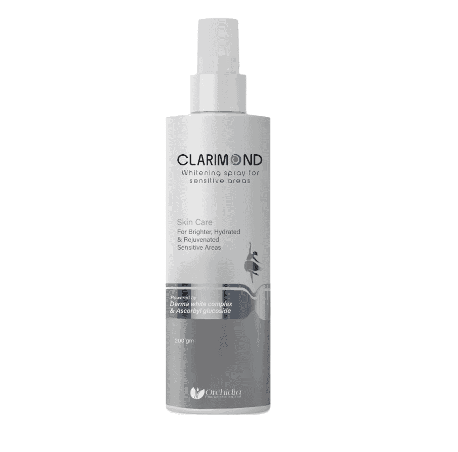 Get Orchidia Clarimond Whitening Spray For sensitive area 200gm with best offers