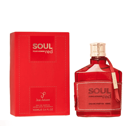 Almas Jean Antoine Soul Red For Men Eau De Parfum 100ml