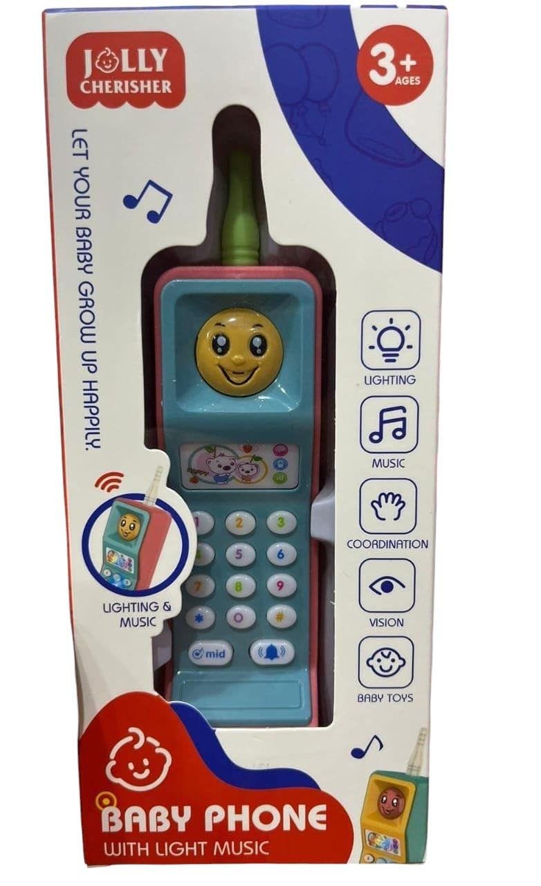 Musical Mobile Phone for Kids with Light & Sound Toys - Multicolor