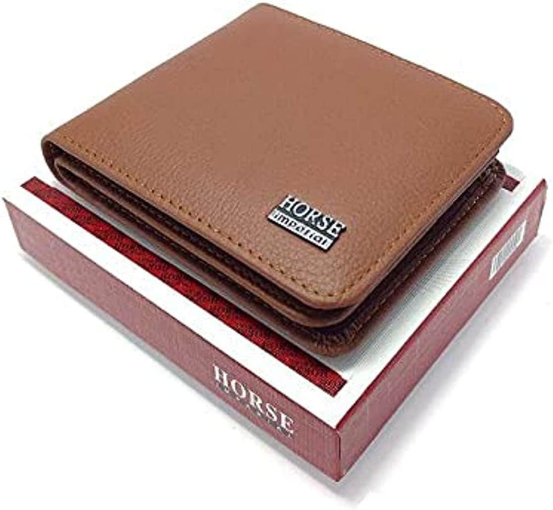 Imperial Horse Unisex Leather Smart Wallet - Brown