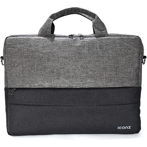 Iconz Laptop Bag, Compatible With Devices Up To 15.6 Inch - Grey