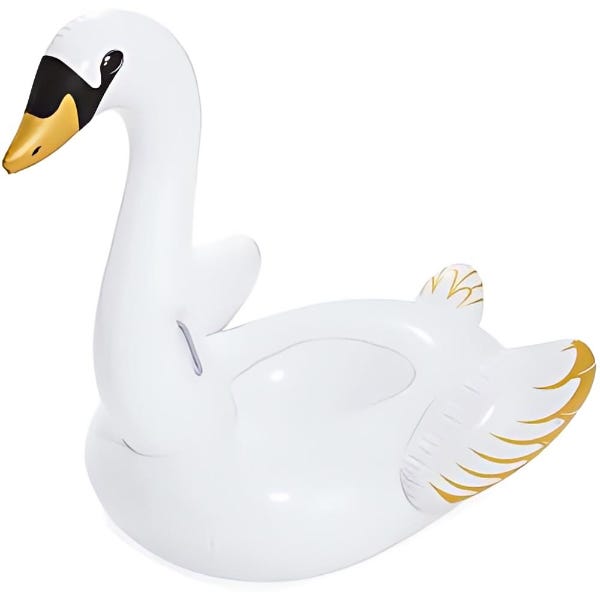 Bestway Swan Inflatable Float, 103x128x105 cm, White - 41123