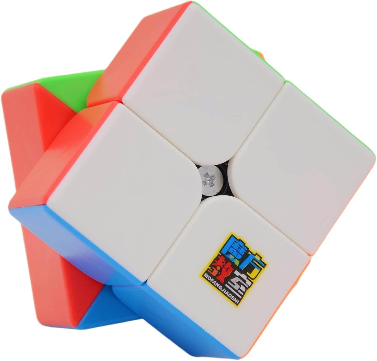Bukefuno Plastic Puzzle Cube, 2x2 - Multicolor