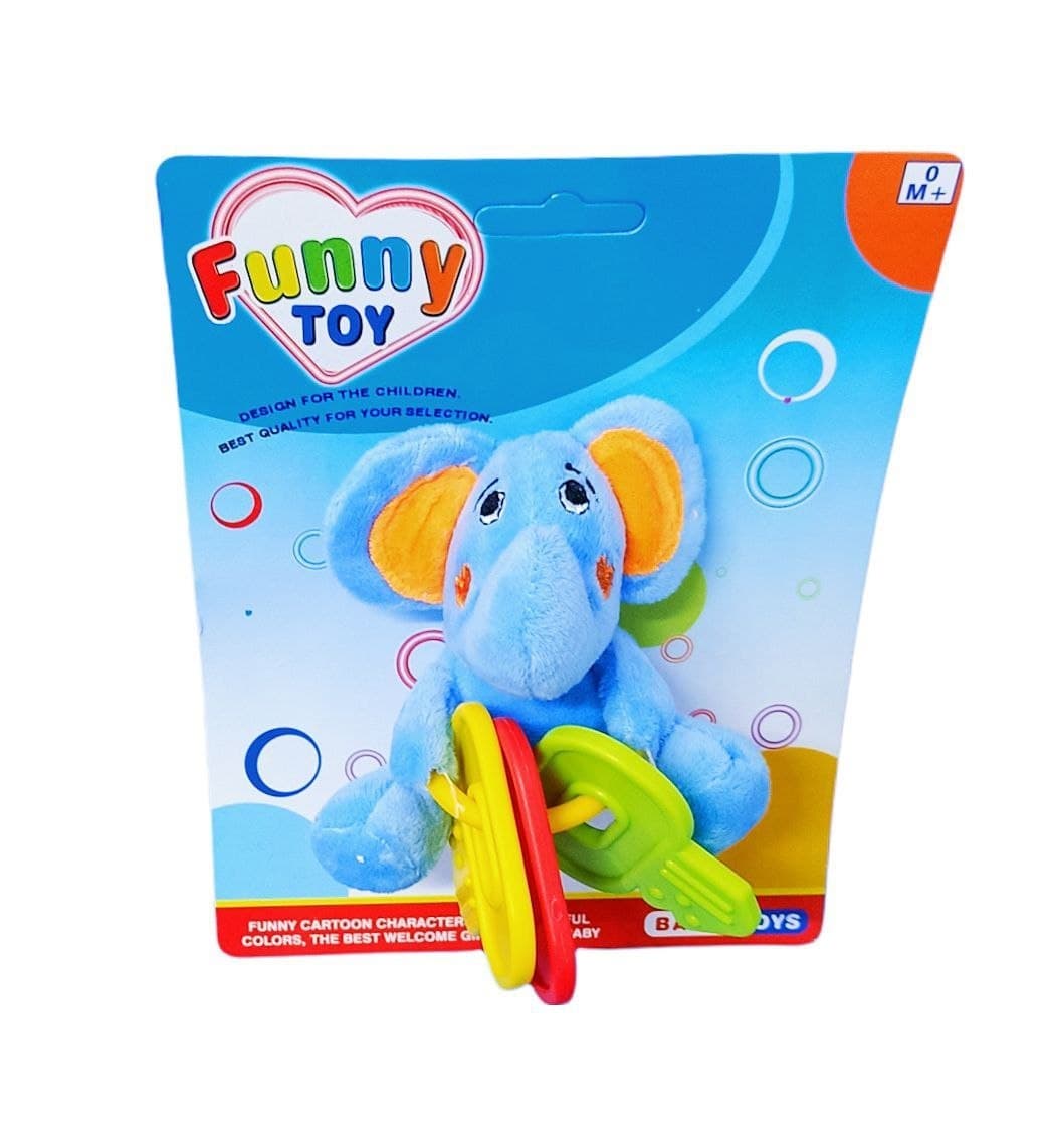 Alsafwa W25-18-3 Elephant Toy For Babies for Unisex Children - Multicolor