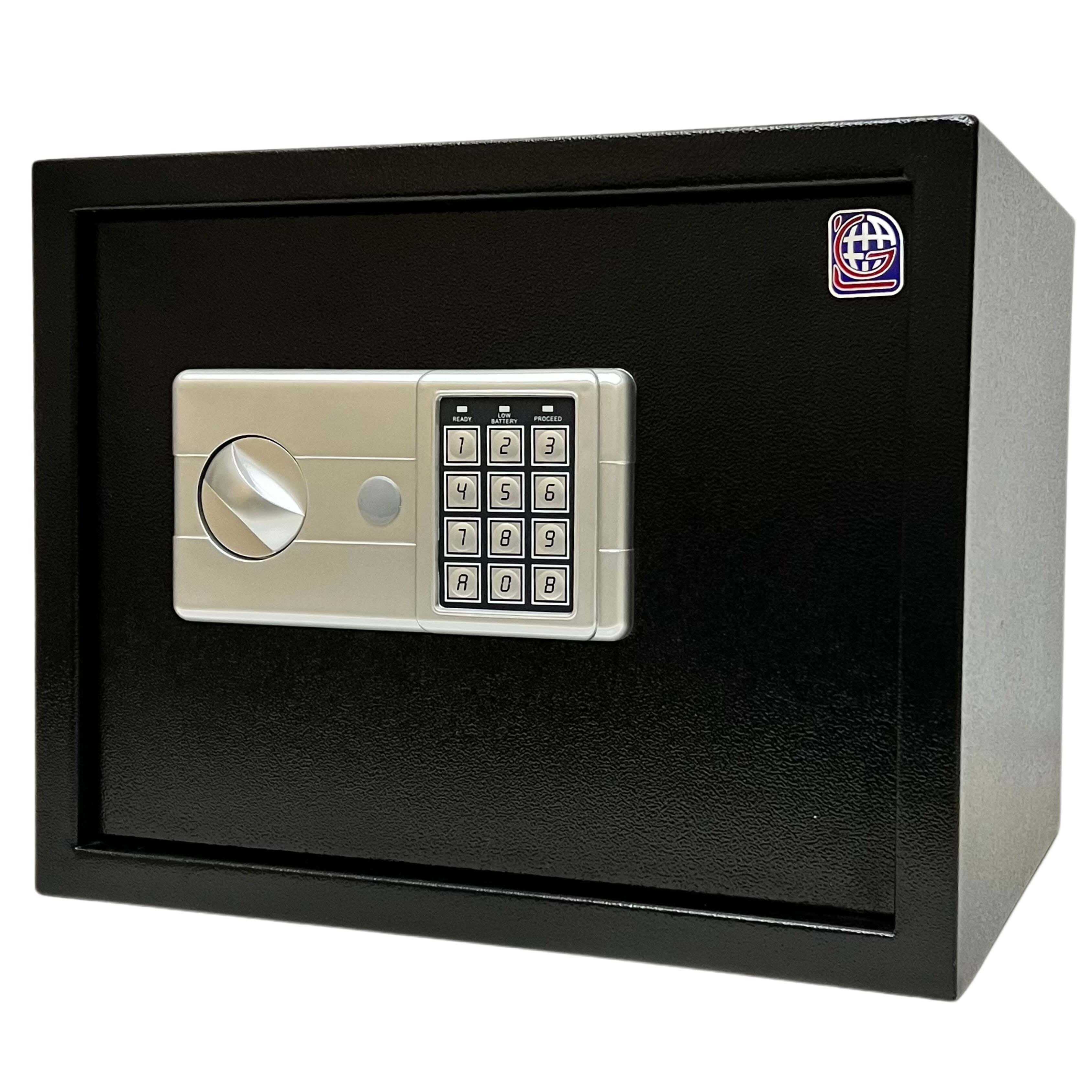 Lotfy Group LG Metal Digital Hotel Safe, 30 × 38 × 30 cm - Black