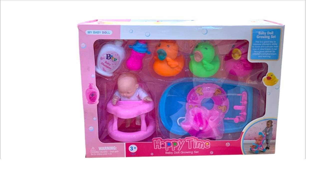 Alsafwa W25-184 Baby Bathtub Toy for Girls - Multicolor