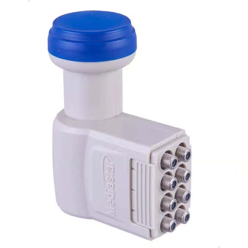 Satellite Lnb Ms8008, Mediastar, 8 Ports - White Blue