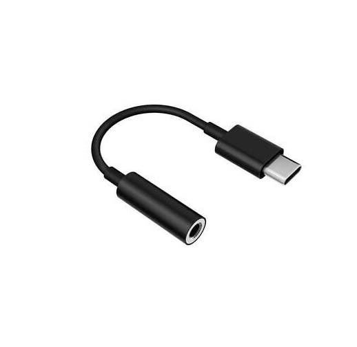 Keendex Type C To 3.5Mm Earphone Cable Adapter, Kx3182 - Black