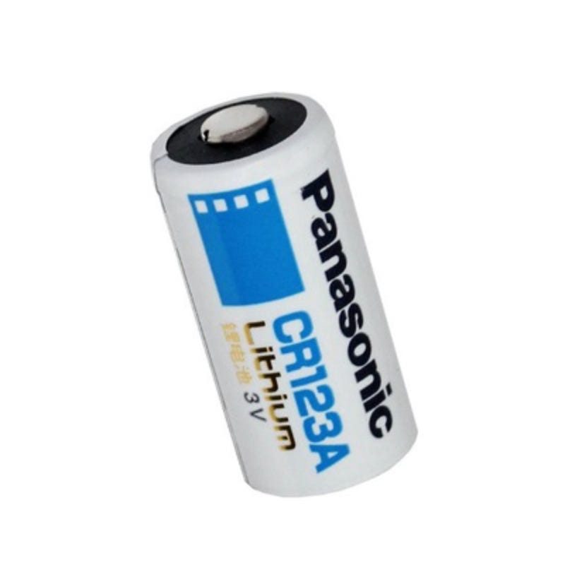 Panasonic CR123A 3-V Battery - White Blue