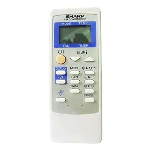 Sharp Air Condition with light Screen Remote Control - White