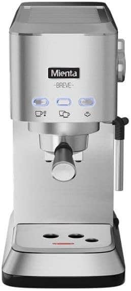 Mienta CM31916A Coffee Maker, 15 Bar, 1.5L - Silver Black