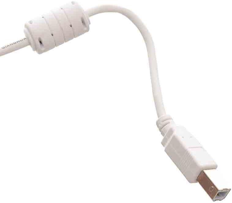 Keendex USB Type A Male To Type B Male Plug Printer Cable, 10M, Kx3434 - White