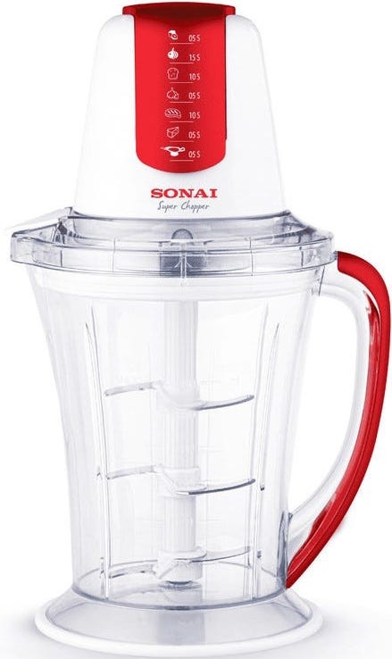 Sonai MAR-3076 Super Vegetable Chopper, 1.5 Liter, 450 Watt - Multicolor