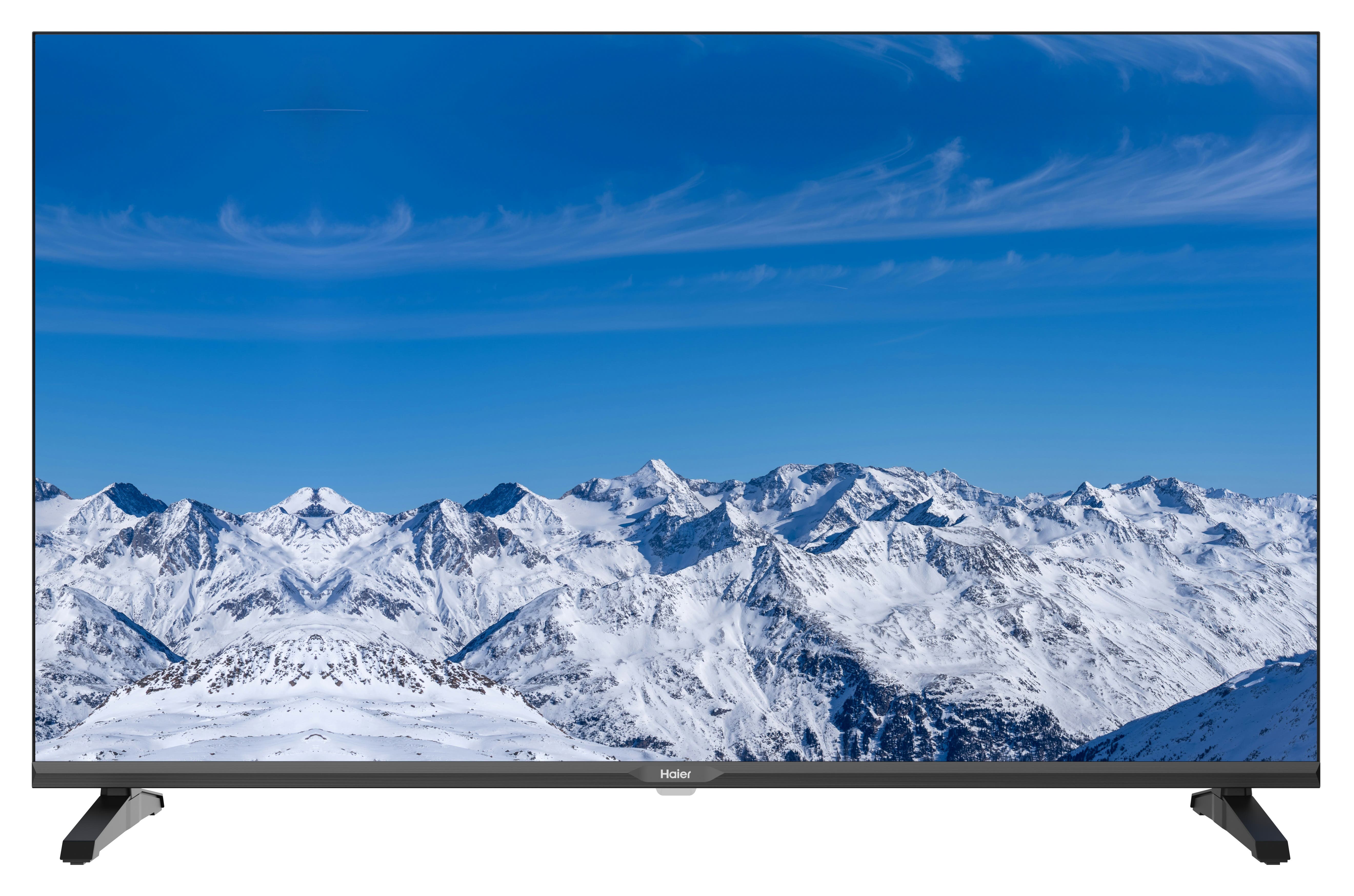 Haier H55K85Gux Smart Google Tv, 55-Inch, 4K, With Built-In Receiver, Frameless, Voice Search Remote - Black