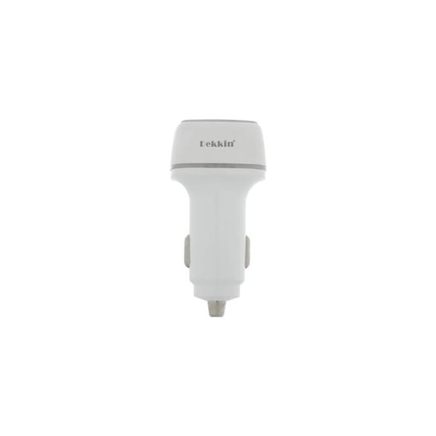 Dekkin USB and USB Type C Car Charger, Dk-P1 - White