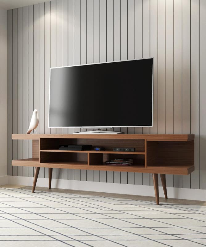 MDF Modren Screen Table, 160×30×50 cm - Brown