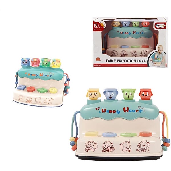 Baby Musical Piano, Lights, 18+ months, Multicolor