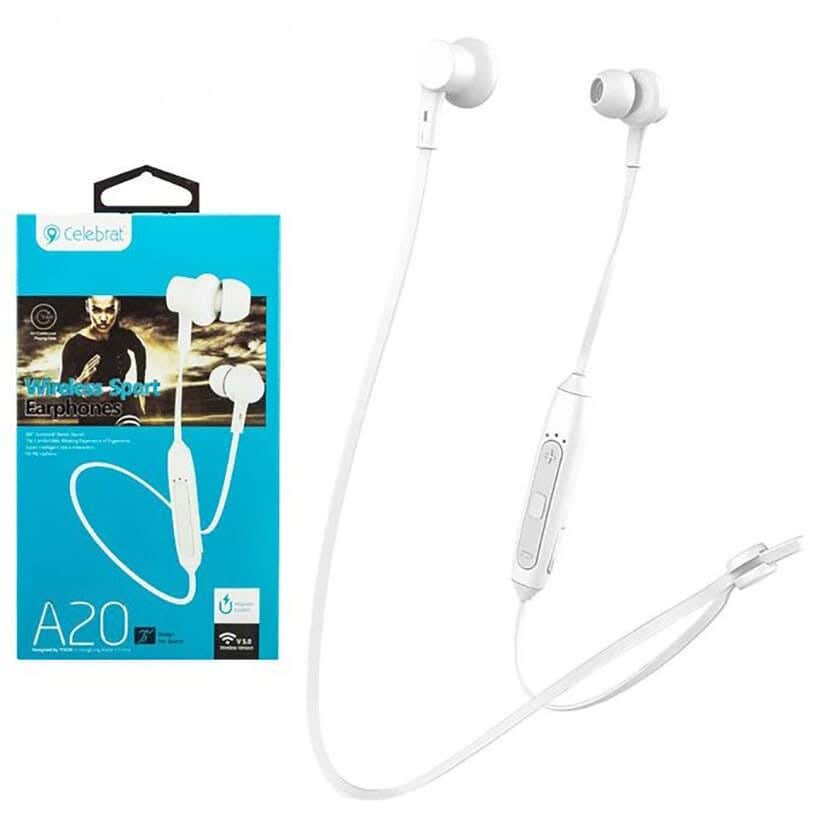 Keendex Kx3457 Wireless Sport Earphones Hd Microphone - White