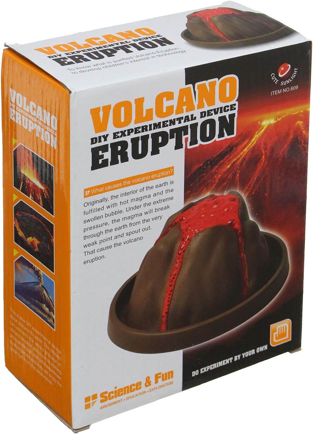 Cute Sunlight Volcano Eruptions Design DIY Experimental Toy - Multicolor
