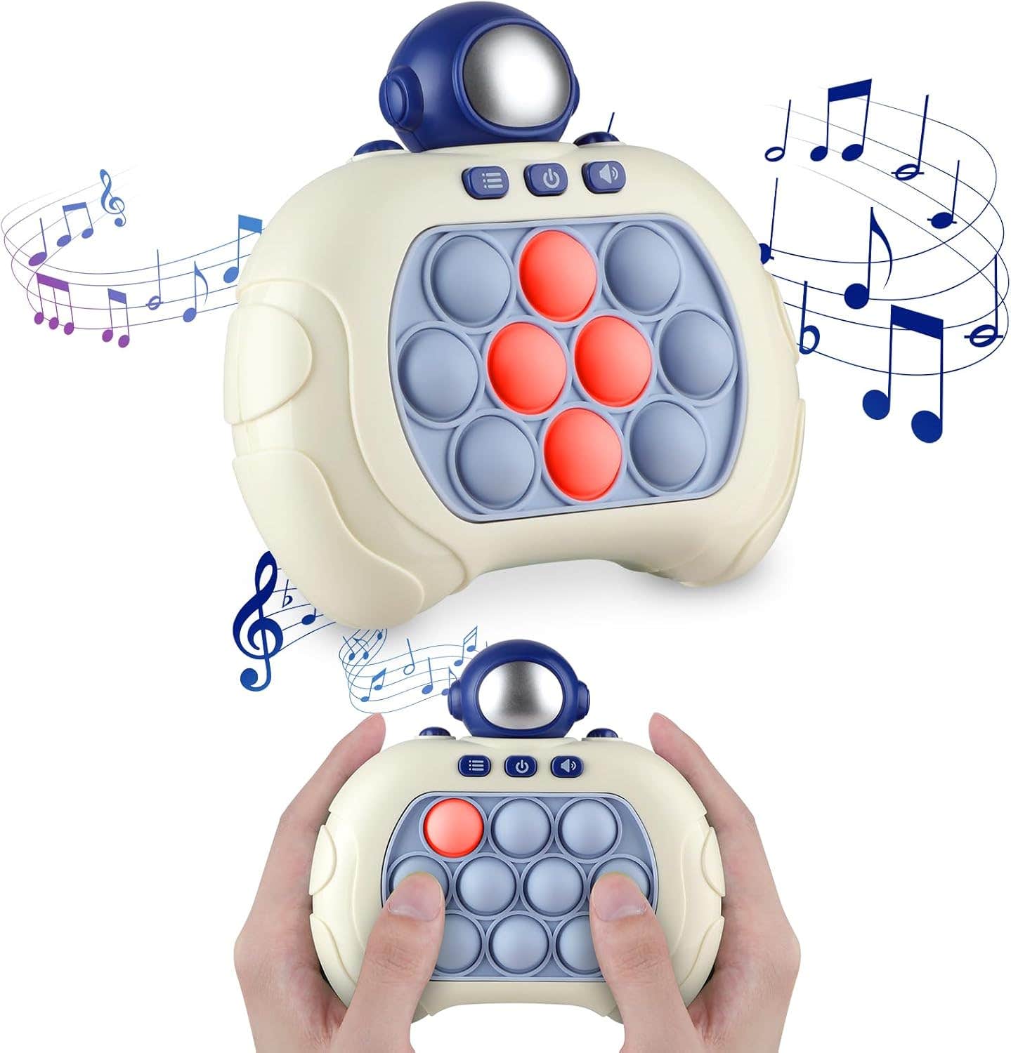 Coolden Plastic Fidget Game - White Blue