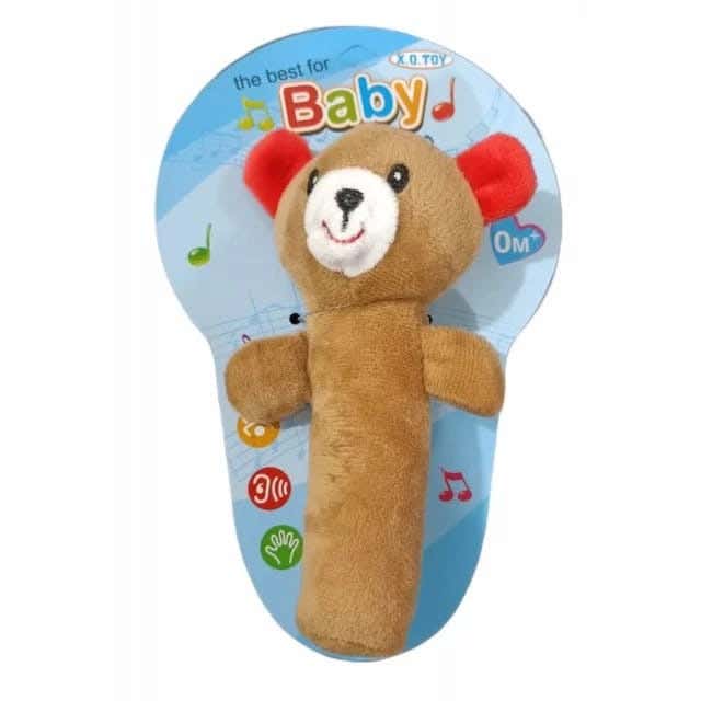 Alsafwa W25-40-4 Soft Teddy Bear Plush Toy for Unisex Children - Brown