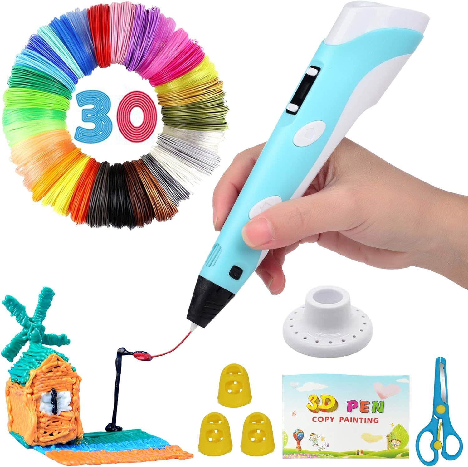 3D Printing Pen - Blue White