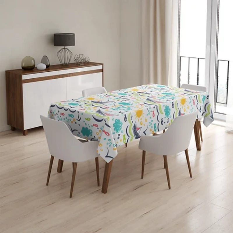 CartelaTableclothTC-PR1334B,polyester,130x220 cm-multicolor