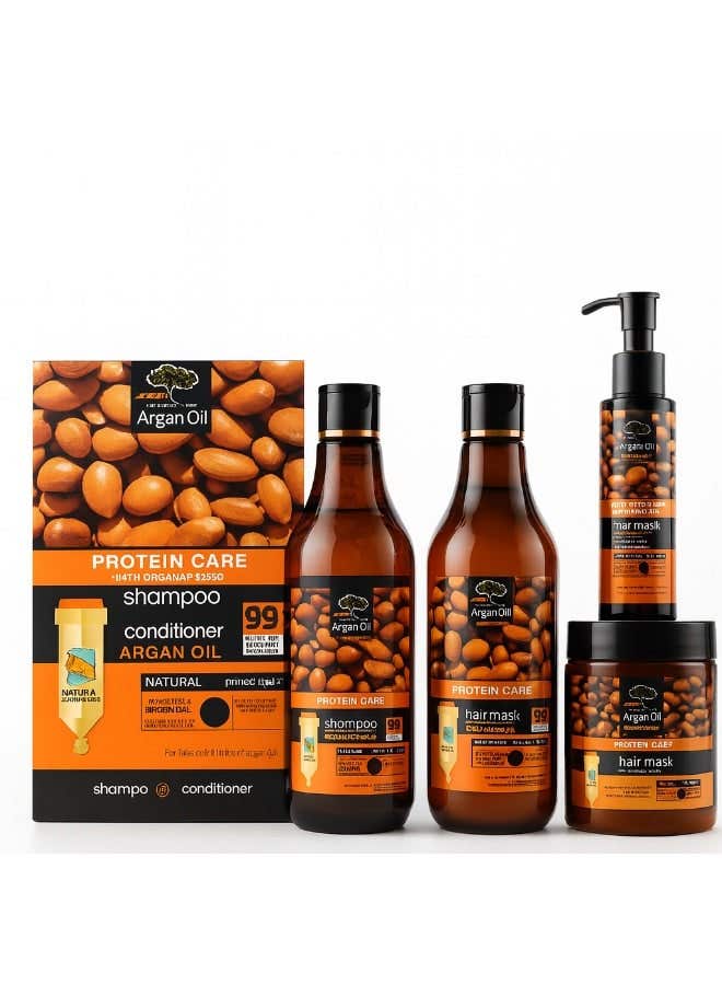 Original Argan Oil Set, To Strengthen, Nourish And Soften Hair