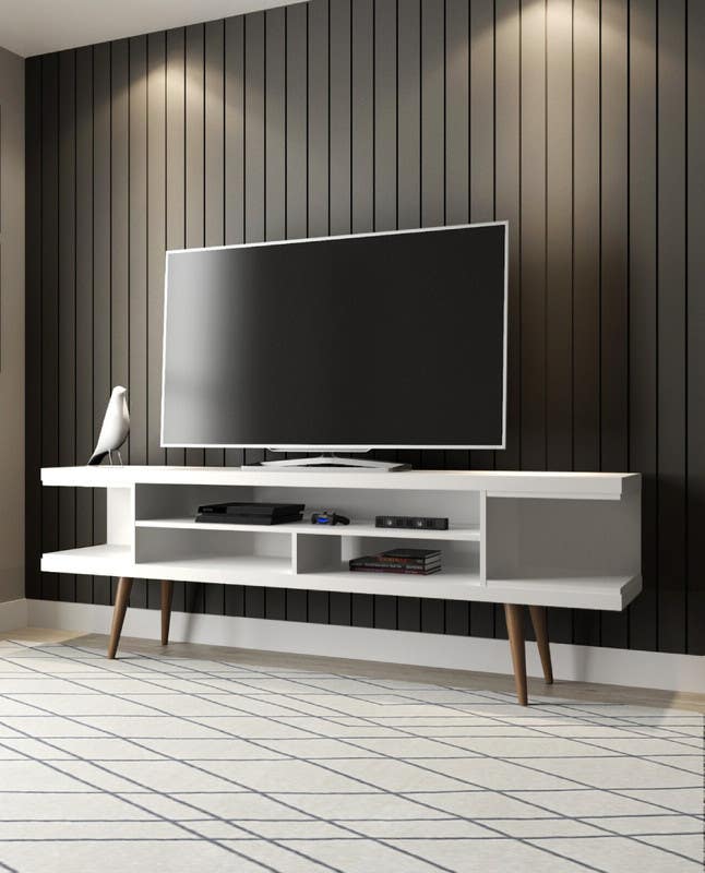 MDF Modren Screen Table, 160×30×50 cm - White