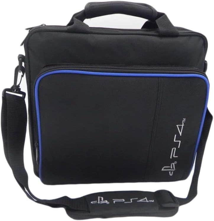 Coolbaby Protective Travel Shoulder Bag for PlayStation 4, PlayStation 4 Pro, PlayStation 4 Slim - Black