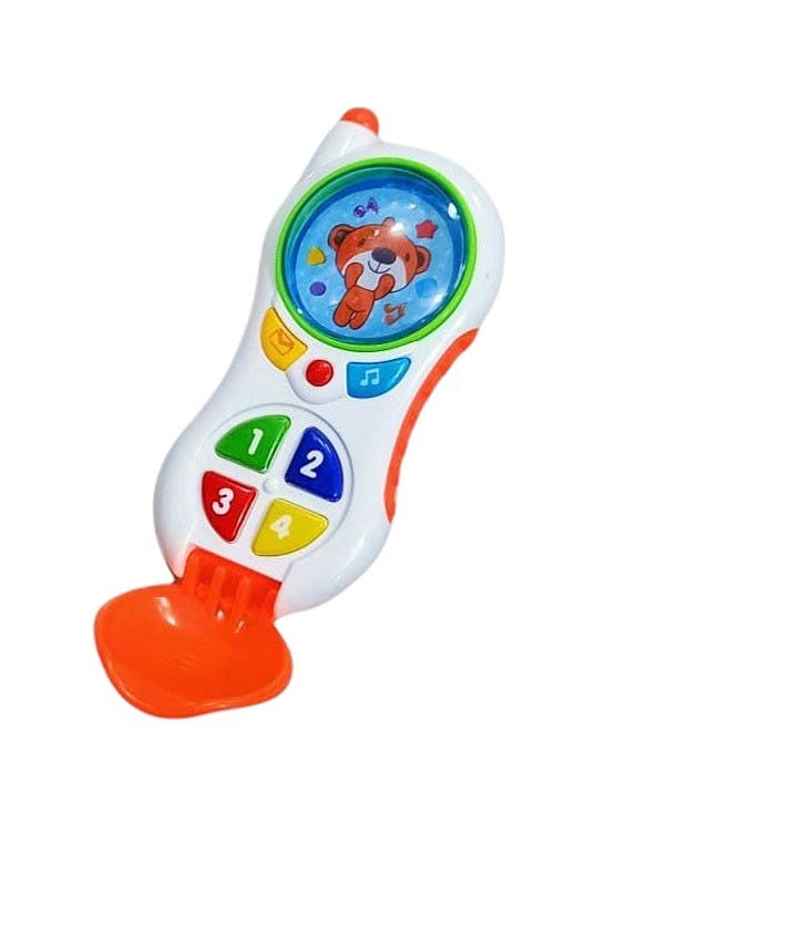 Alsafwa w25-73 Musical Educational Phone Toy For Kids for Unisex Children - Multicolor