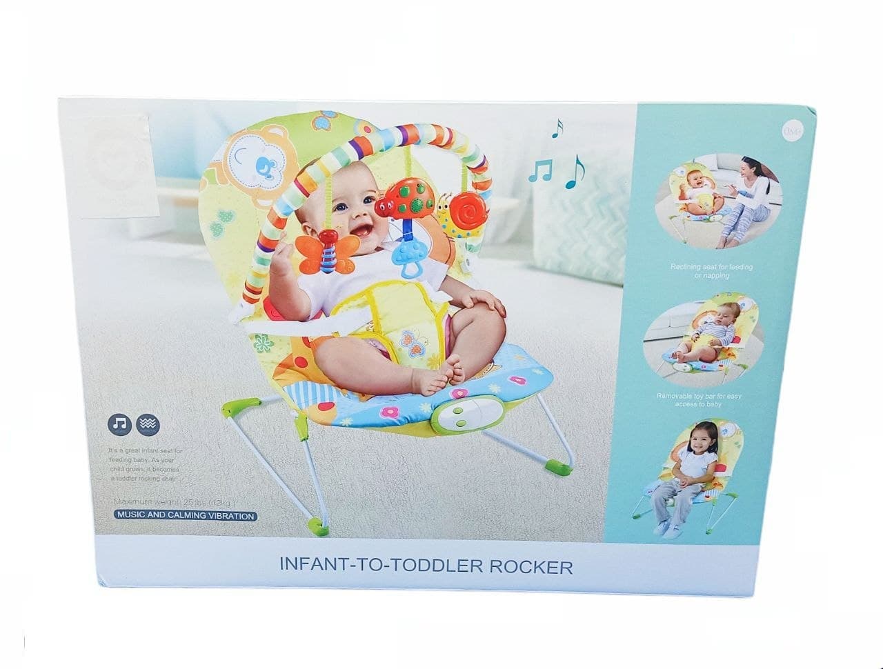 Alsafwa W25-80-1 Children'S Rocking Chair Toy for Unisex Children - Multicolor
