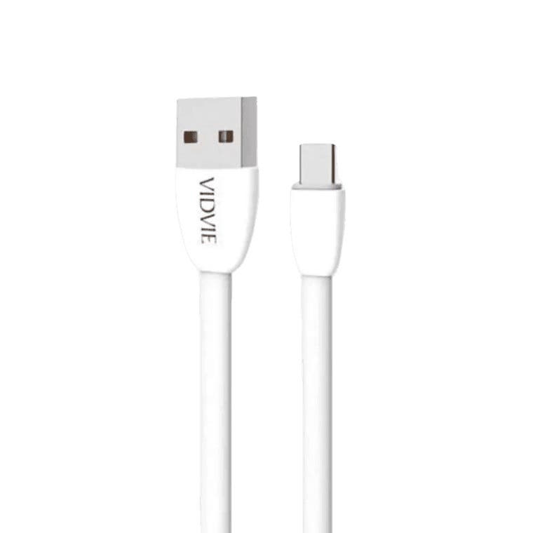Vidvie CB411T Fast Charging USB Type C Cable - White