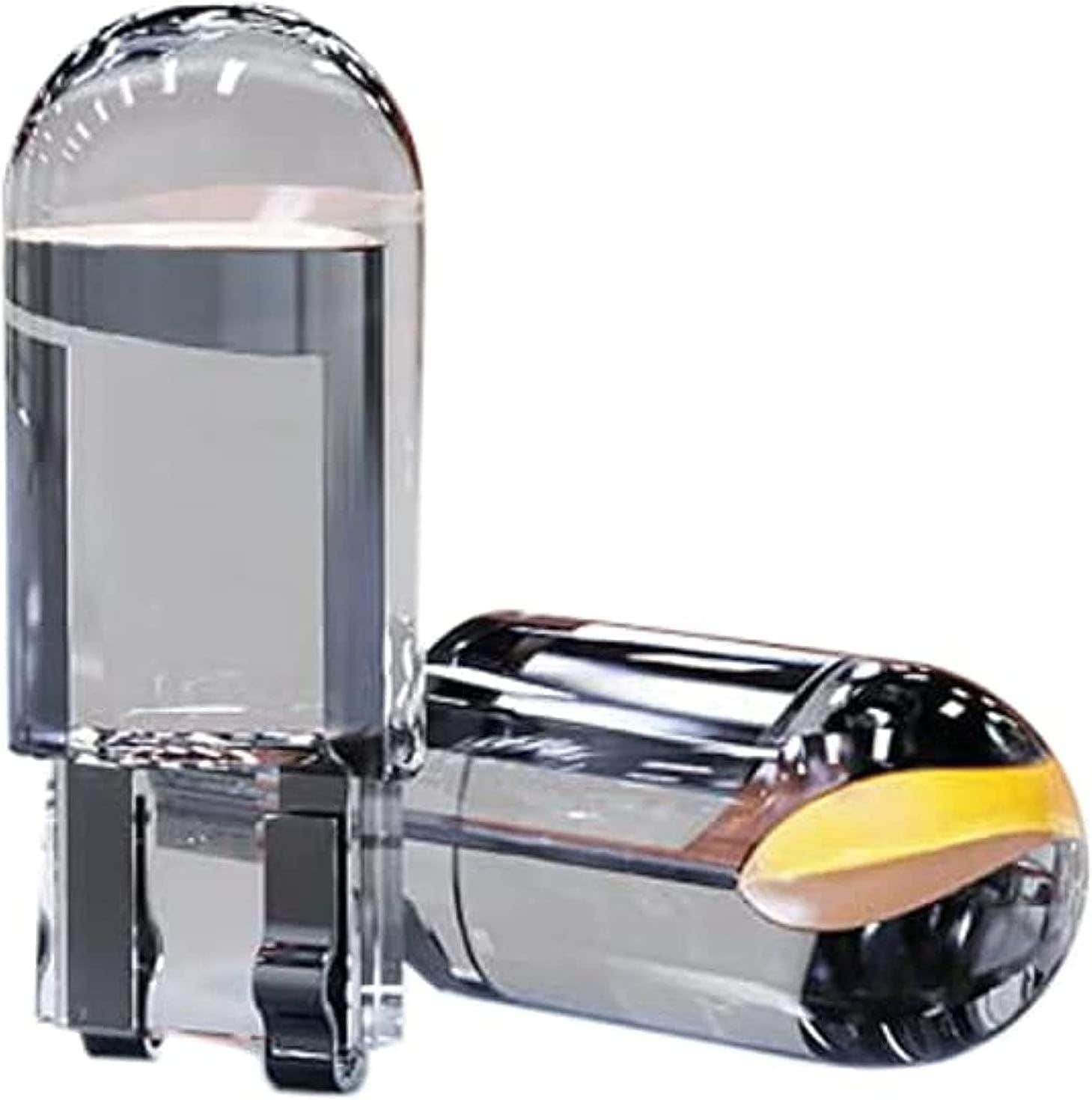 Universal Glass Enclosed LED Parking Light, 6000K, 2 Pieces - Silver