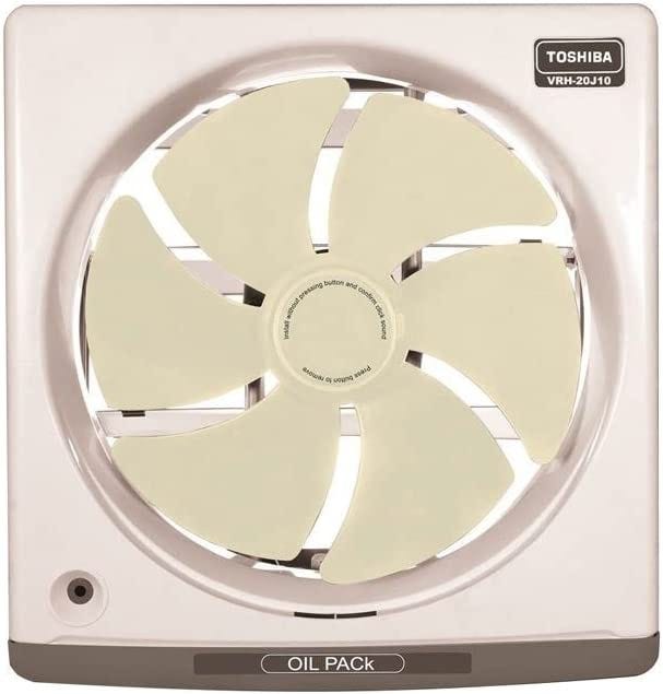 Toshiba VRH20J10C Kitchen Ventilating Fan, 20 cm, Oil Drawer - Cream