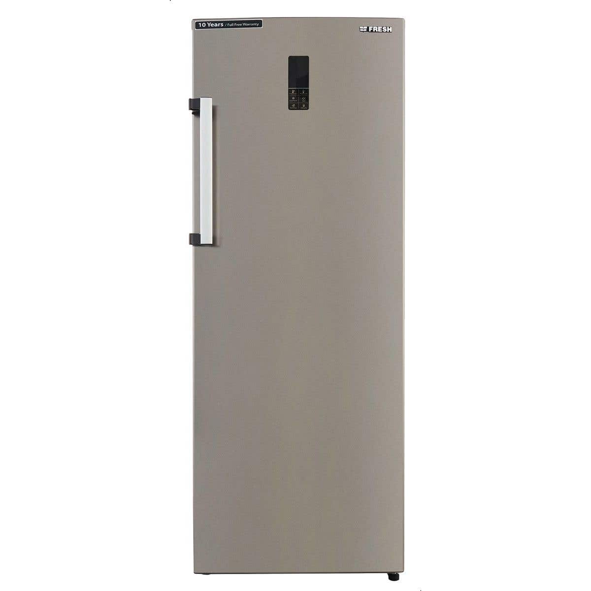 Fresh FNU-MRT270T No Frost Upright Freezer, 200 Liters, 6 Drawers - Silver