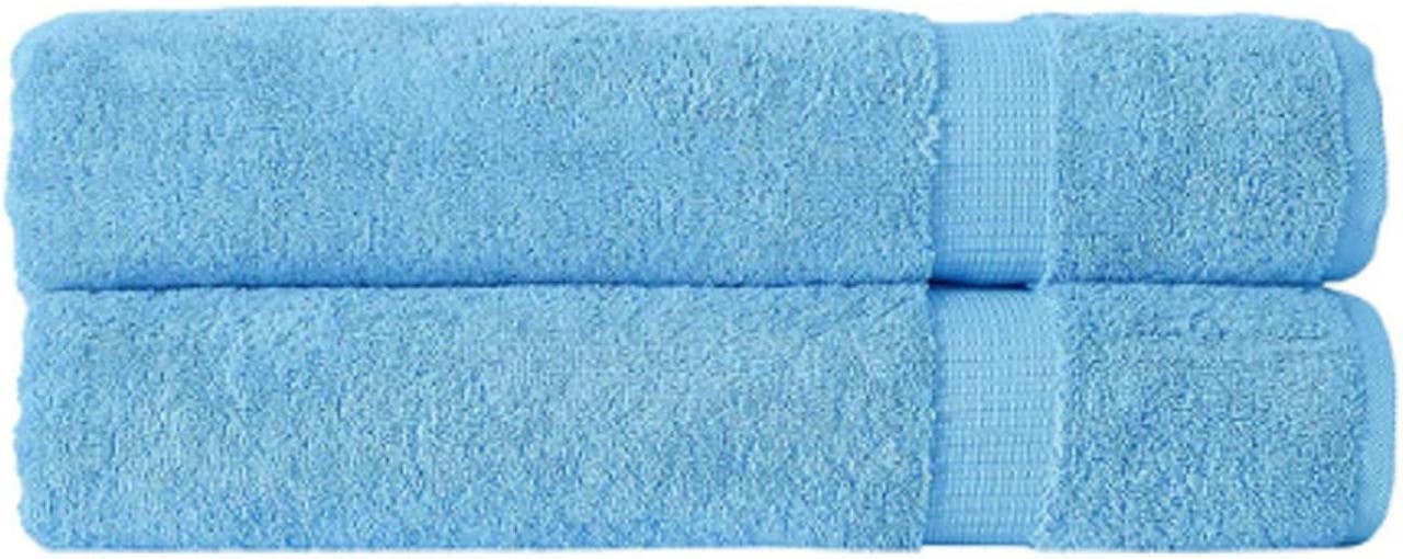 Pure Egyptian Cotton Bath Towels, 100 X 200 cm - Turquoise