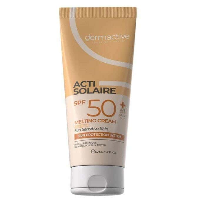 Dermactive Sunscreen Acti-Solaire Spf 50 Melting Cream Light Tented 50 Ml
