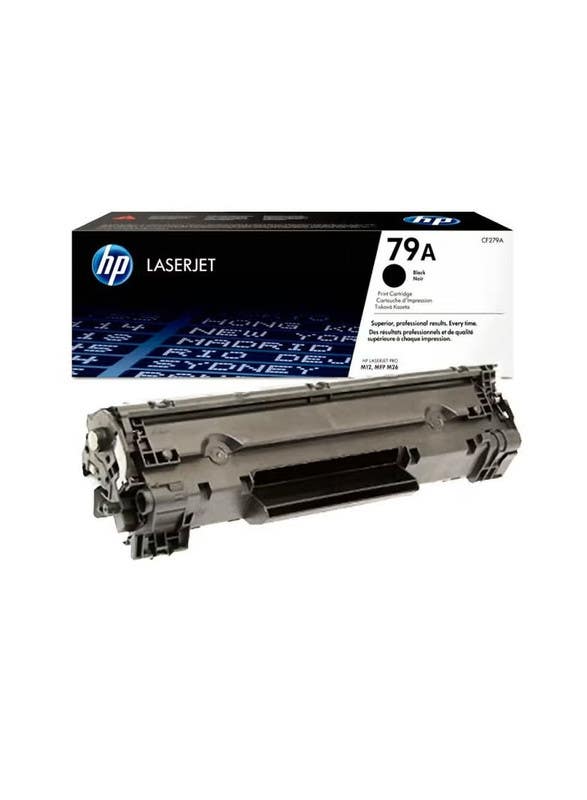 HP LaserJet Toner Cartridge, 79A, CF279A - Black