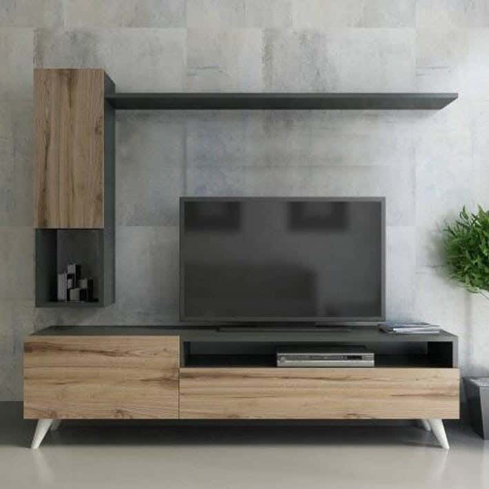 Modern Mdf Tv Table, 160 X 48 X 30 Cm - Wooden