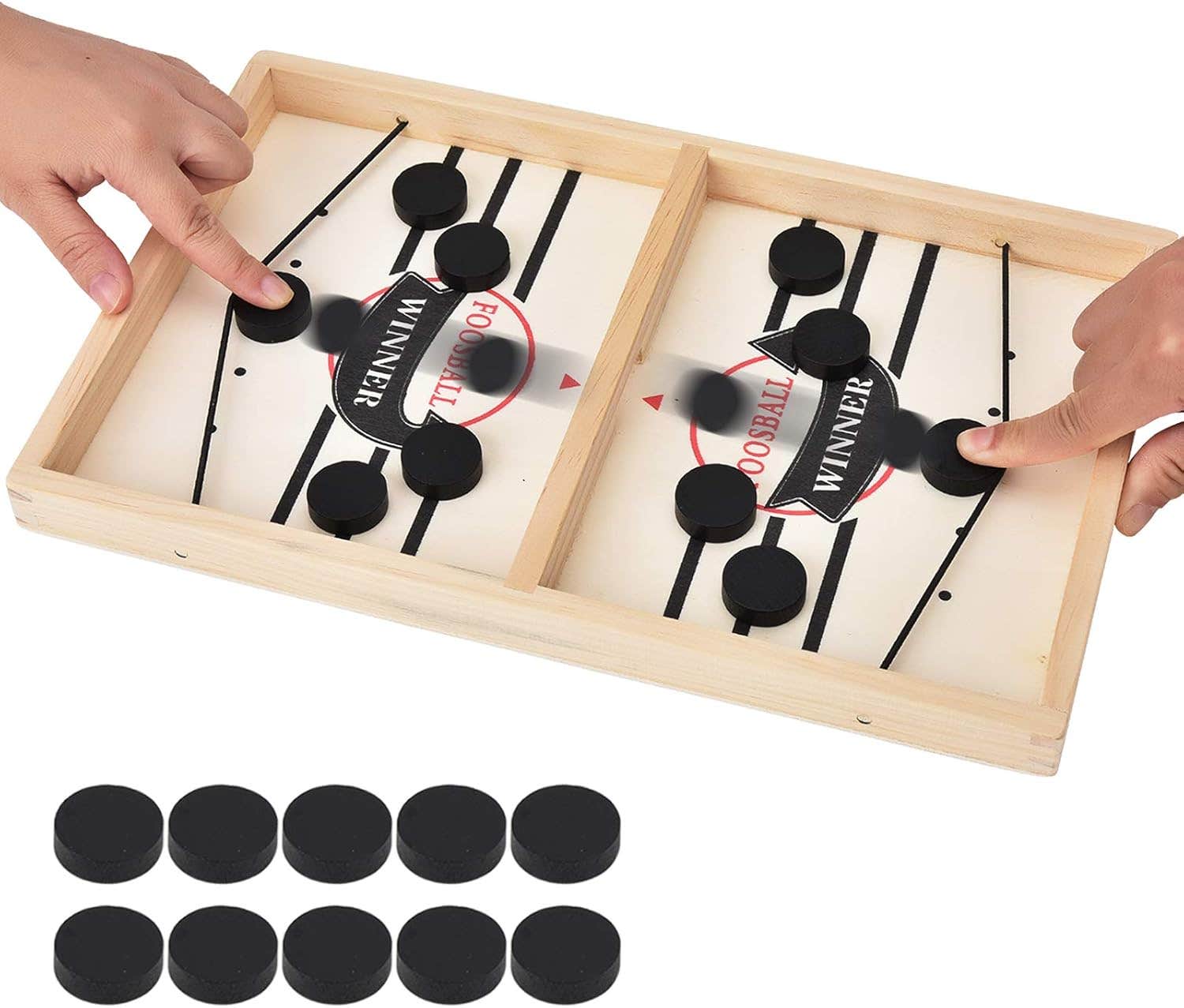 Willingood 2-in-1 Design Wooden Board Game - Beige