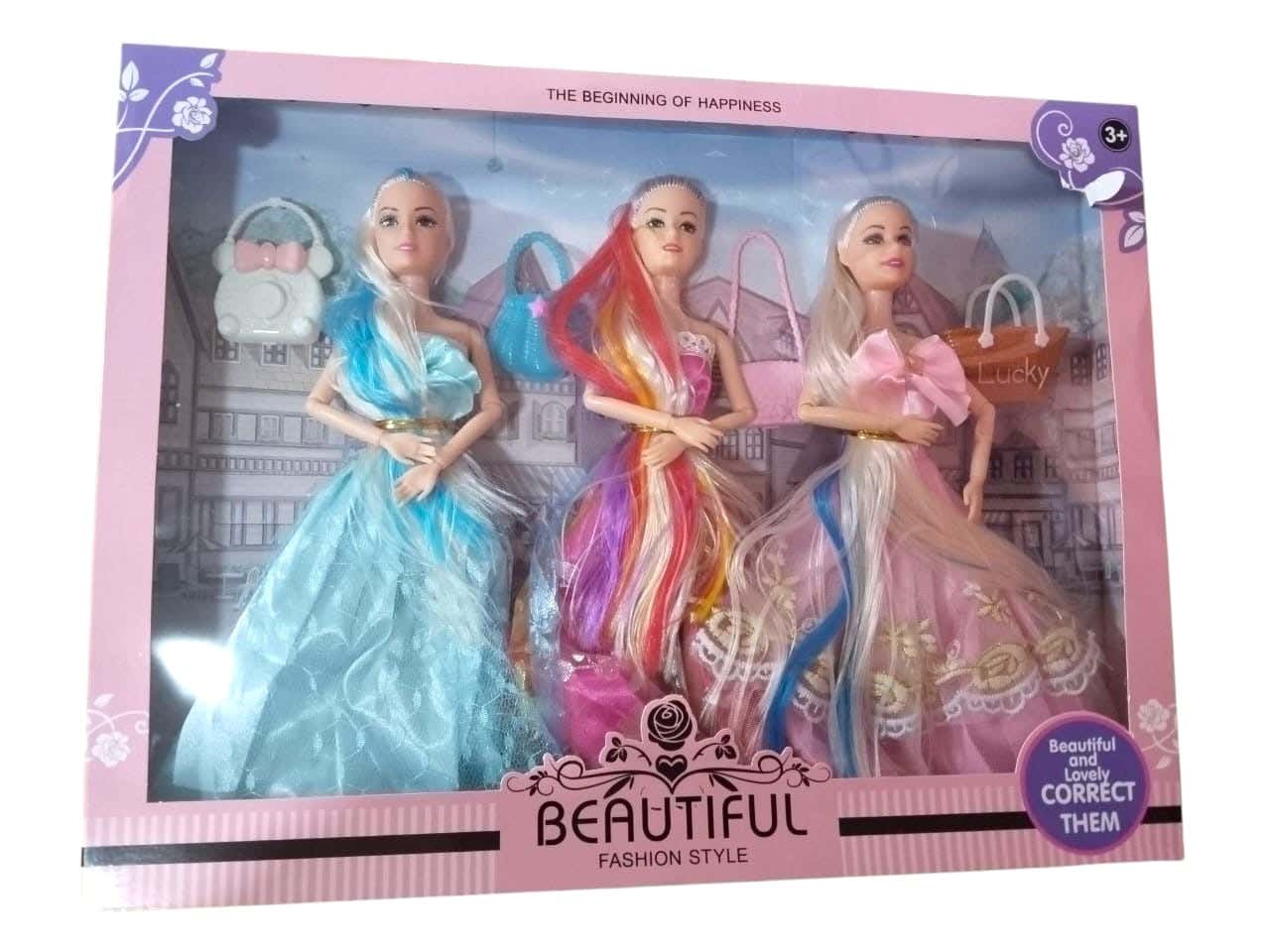 Alsafwa T-310 Dolls Toy for Girls - Multicolor
