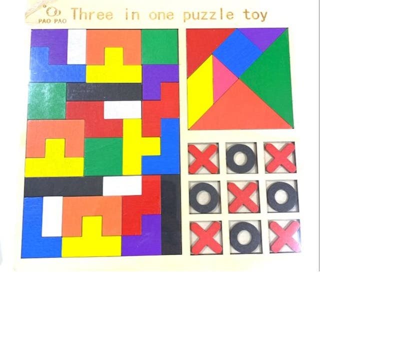 Alsafwa W26-137-2 Wooden Puzzle for Unisex Children - Multicolor
