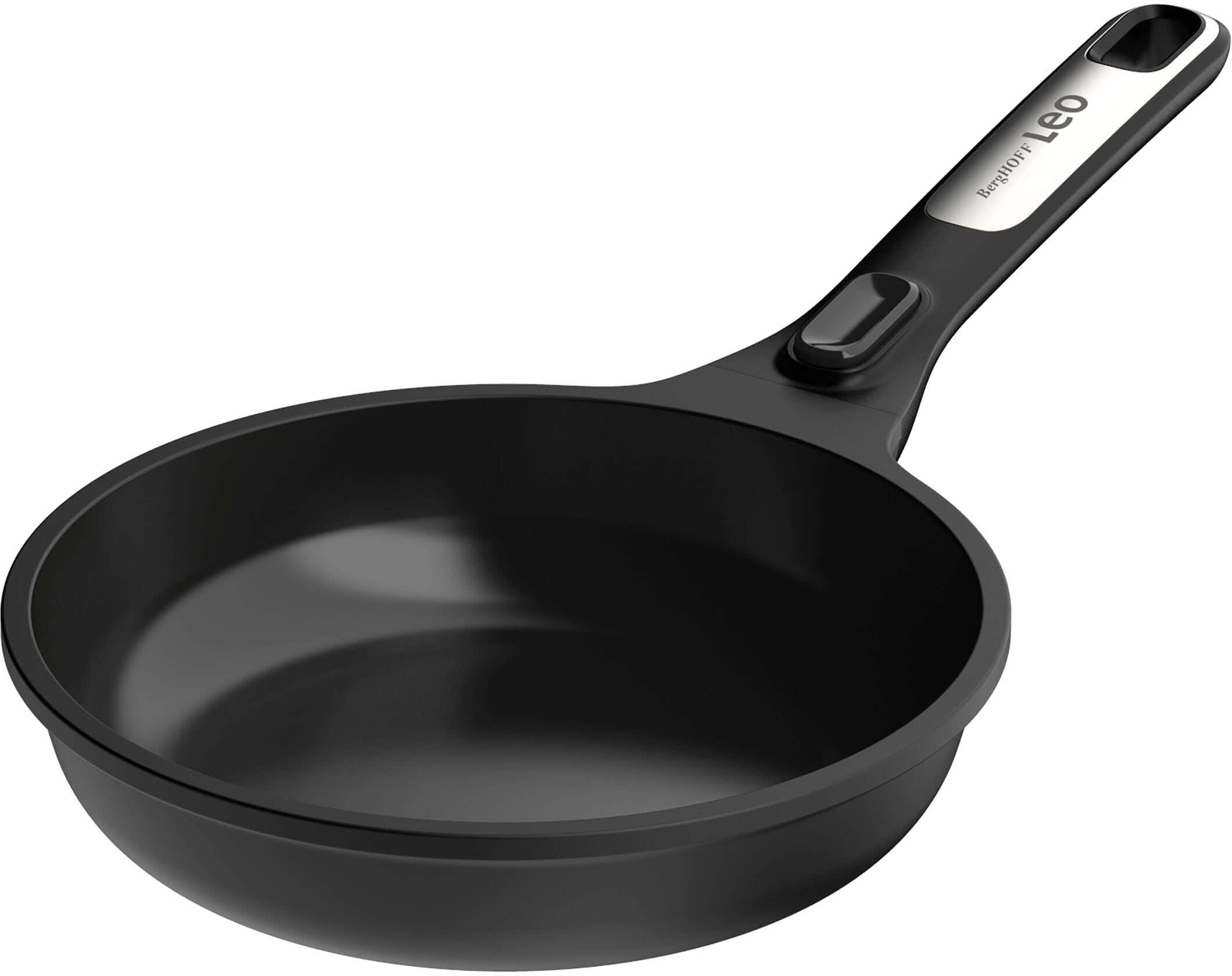 Berghoff Aluminum Frying Pan with Handle, 20 cm - Black