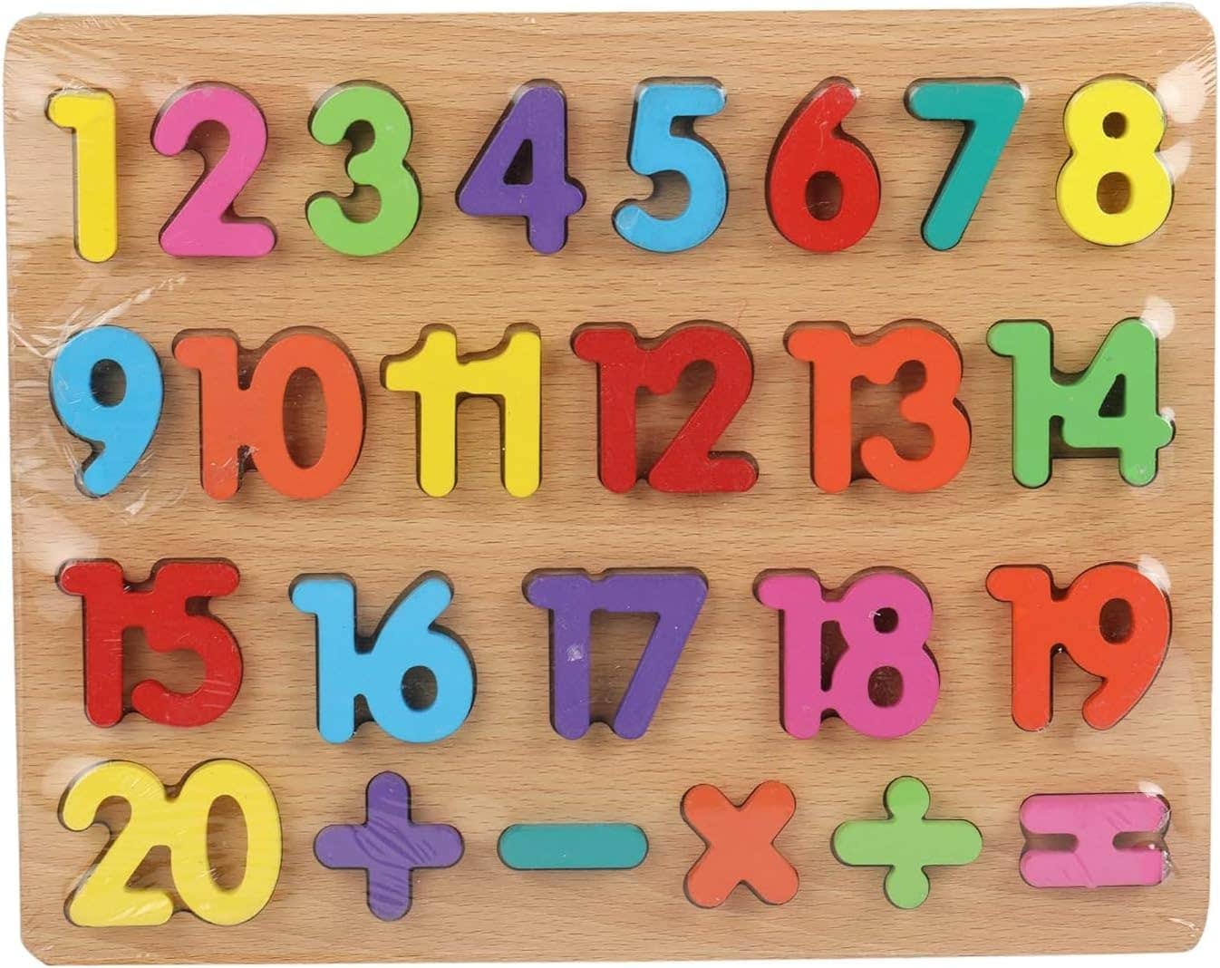 Educational Design Wooden Puzzle - Multicolor