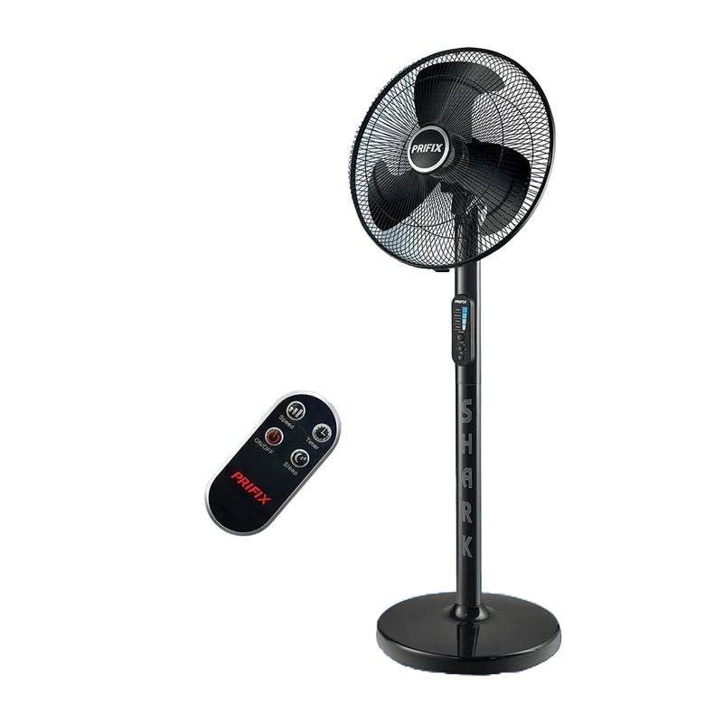 Prifix Sfs-181 Shark Stand Fan, 18 Inch, 3 Speeds - Black